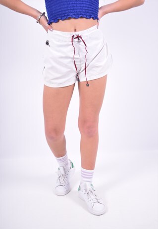 VINTAGE KAPPA SPORT SHORTS WHITE