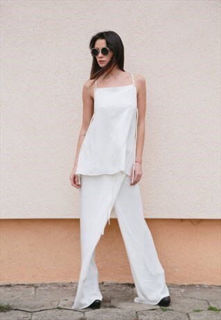 TUNIC ASYMMETRICAL TOP EXTRAVAGANT ADJUSTABLE STRAP F1561