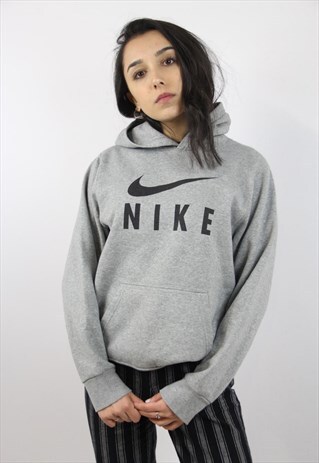 VINTAGE NIKE GREY HOODIE
