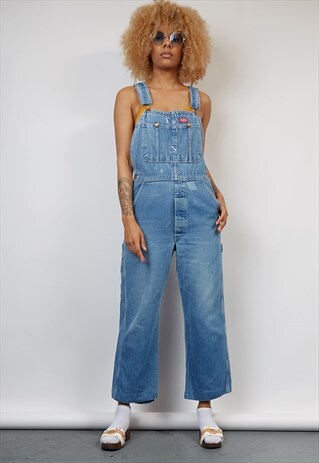 VINTAGE 90'S DICKIES MID-WASH DUNGAREES