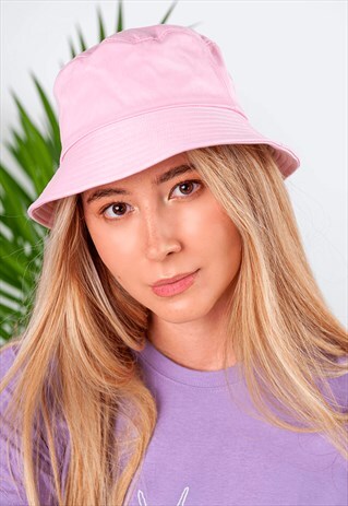 PINK BUCKET HAT