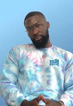 FashFocus Unisex Tie-Dye Sweatshirt in Multi