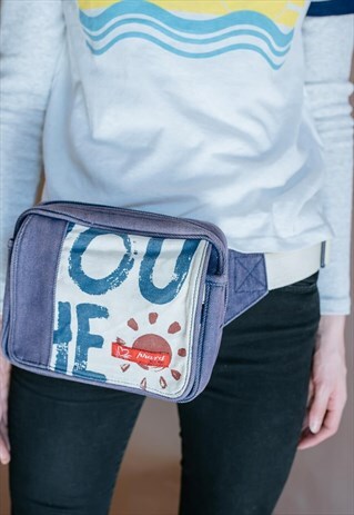 VINTAGE 90S' FESTIVAL DENIM BUM BAG