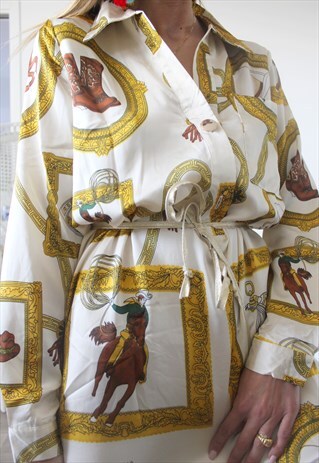 DRESS PRINTED SIZE S / M