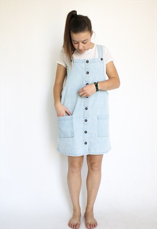DENIM OVERALL DRESS