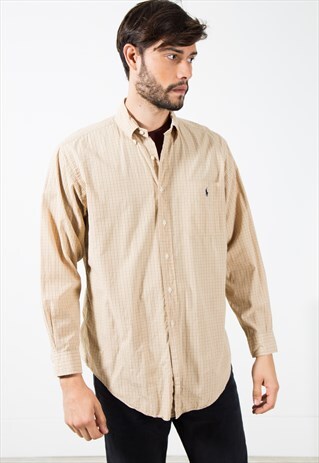 VINTAGE POLO RALPH LAUREN SHIRT / S4756