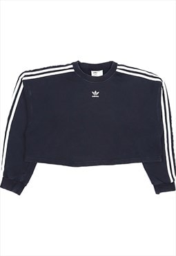 Vintage 90's Adidas Sweatshirt Cropped Spellout Crewneck
