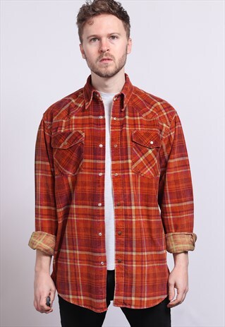 VINTAGE CORDUROY CORD SHIRT