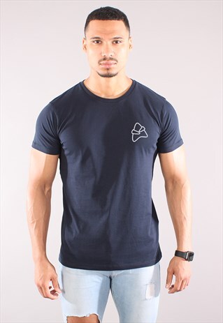 CORE LW T-SHIRT - NAVY / WHITE