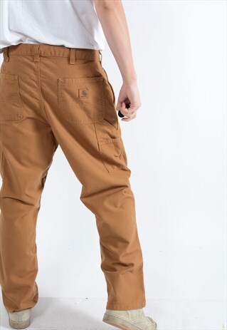 VINTAGE CARHARTT WORKWEAR JEANS BROWN