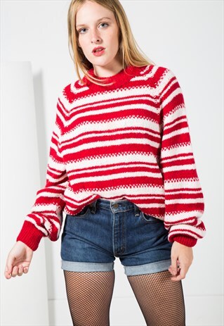 VINTAGE 80S KNIT JUMPER / S0095