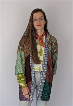Re-Sari Patchwork Kimono