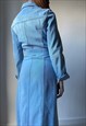 DENIM BELTED BLUE MIDI SHIRT DRESS SIZE XS BY ONLY JEANS