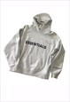 Essentials Fear of God Hoodie with spell out logo