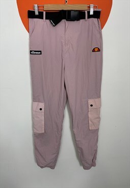 Ellesse Cargos Pink Cargo Pants Size 10