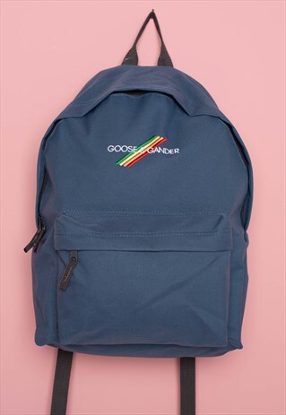 G&G UNISEX INDIGO MULTI LINES RUCKSACK
