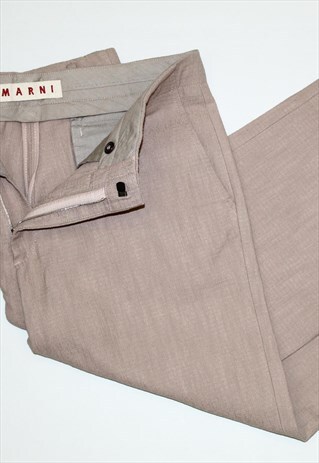 MARNI LUXURY TEXTURED LINEN BLEND BREECHES