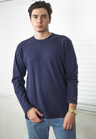 VINTAGE TOMMY HILFIGER LONG SLEEVE T-SHIRT 90S M 13.2