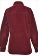 VINTAGE MAROON BILL BLASS GOLD BUTTON-FRONT JACKET - M