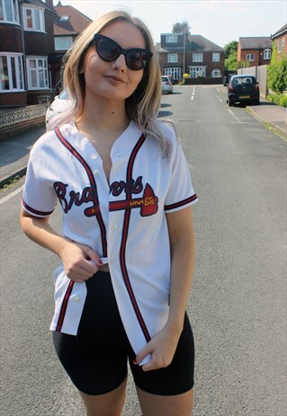 VINTAGE ATLANTA BRAVES MLB BASEBALL JERSEY