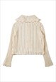 TRANSPARENT SWEATER FLARE SLEEVES TRANSPARENT KNIT JUMPER