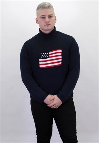 VINTAGE USA FLAG SWEATER