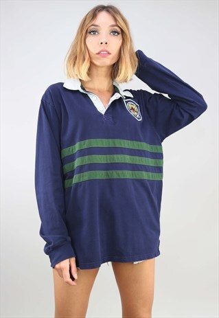 VINTAGE POLO RALPH LAUREN LONG SLEEVE RUGBY TOP T-SHIRT