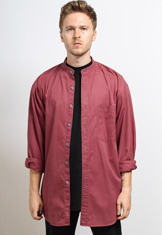 VINTAGE COTTON SHIRT PURPLE