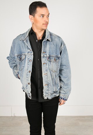 VINTAGE 80S LEVI'S WINTER BLANKET JACKET / R0150