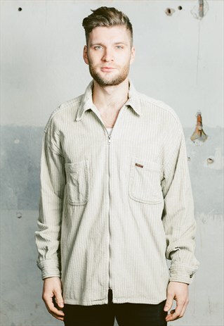 VINTAGE 90S RIFLE CORDUROY SKATER SHIRT