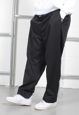 Vintage Dickies Chino Trousers Black Skater Cargo Pants W42