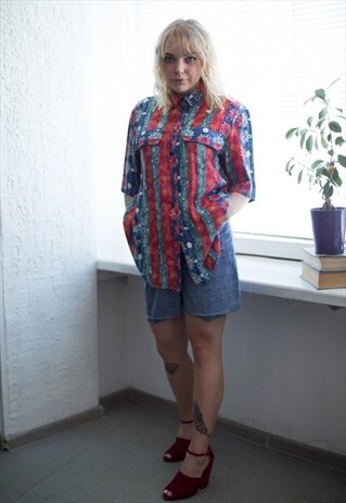 VINTAGE 80'S BEIGE LONG SLEEVE BLOUSE