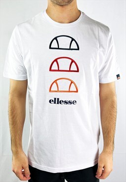 ellesse Spellout T-Shirt in White