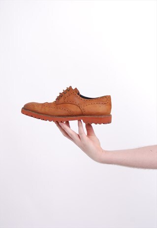 VINTAGE BROWN SUEDE BROGUES SHOES