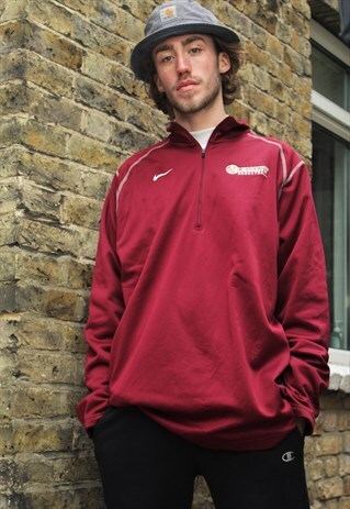 OVERSIZED RETRO / 90'S / NIKE MAROON JUMPER