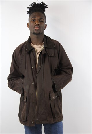 VINTAGE BROWN WAX JACKET