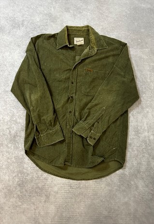 WOOLRICH SHIRT LONG SLEEVE BUTTON DOWN SHIRT WITH LOGO