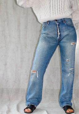 1990's 501 Reworked Slim Fit  Blue Levi Jeans