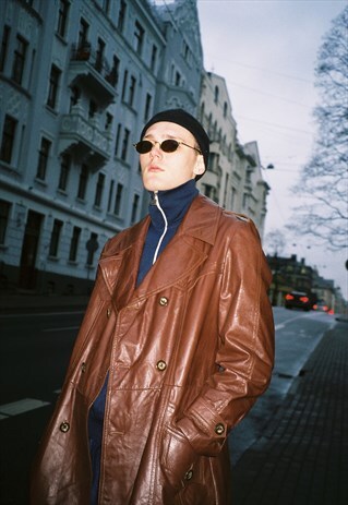 BROWN LEATHER JACKET