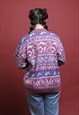  PINK 90'S VINTAGE COOGI JUMPER