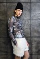 LUXURY FAUX FUR SHORTS HANDMADE PREMIUM FLEECE PANTS CREAM