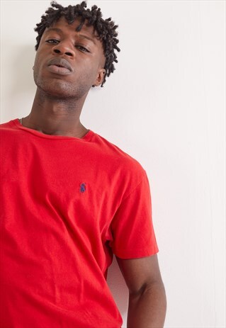 VINTAGE RALPH LAUREN T-SHIRT RED