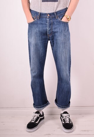 LEVI'S 210 MENS VINTAGE JEANS W32 L28 BLUE 90S