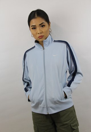 VINTAGE NIKE BLUE ZIP-UP SPORTS JACKET