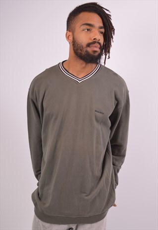 VINTAGE WOOLRICH SWEATSHIRT JUMPER KHAKI