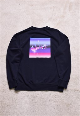 Vintage Nike Black Ombre Print Sweater