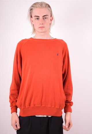 POLO RALPH LAUREN MENS VINTAGE JUMPER SWEATER LARGE 90S