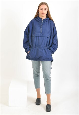 VINTAGE 90S 1/4 ZIP OVERHEAD JACKET