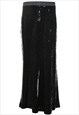 Vintage Black Sequins Trousers - W32