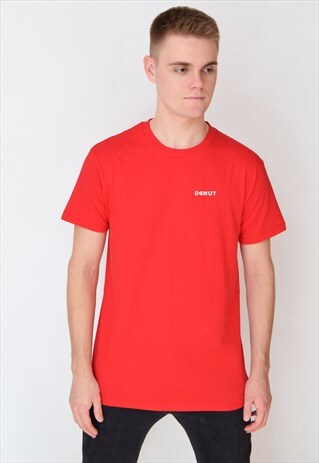 RED DONUT (WHITE) T-SHIRT